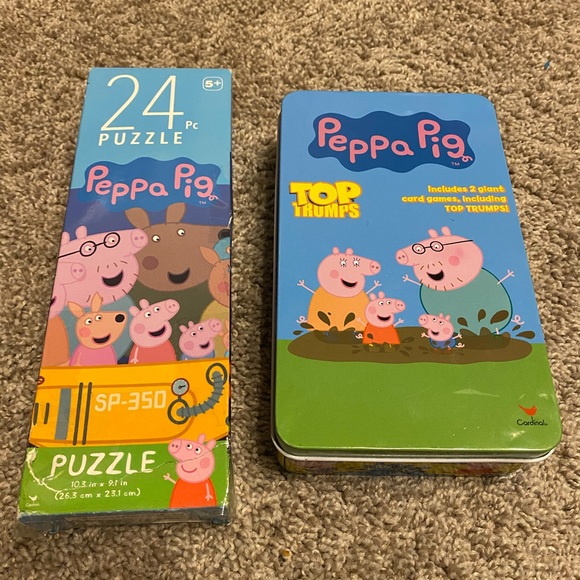 Peppa pig cards/puzzle lot - Picture 1 of 4